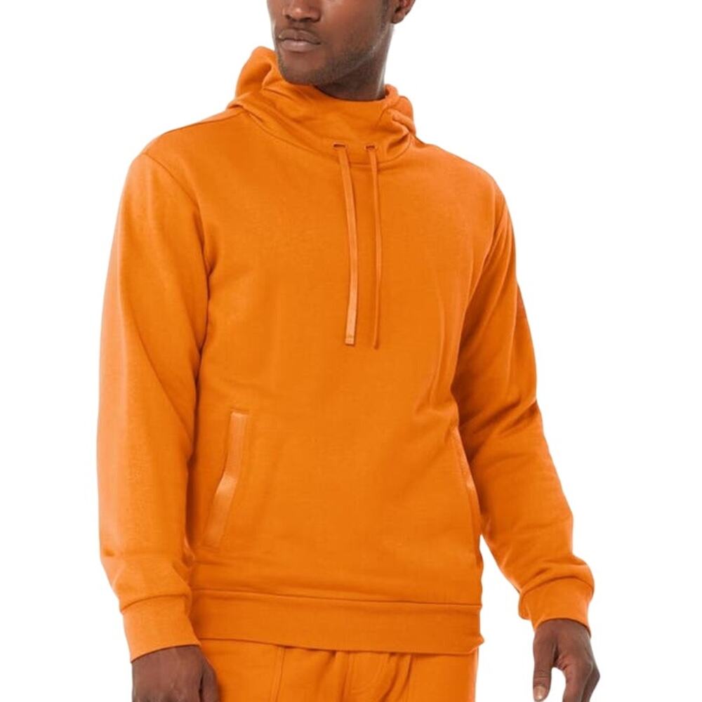 ALO Yoga Bright Orange Pullover Hoodie